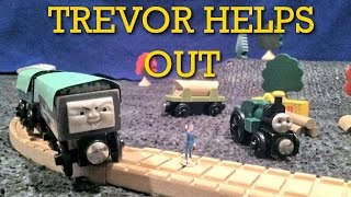 The Wooden Railway Series Trevor Helps Out [upl. by Retsel]