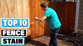 Best Fence Stain In 2024  Top 10 Fence Stains Review [upl. by Nosbig572]