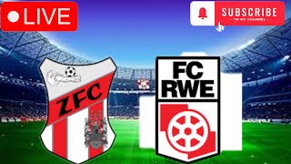 Sehen Sie sich RotWeiss Erfurt gegen ZFC Meuselwitz LiveFußballspiel anDeutsche Regionalliga Live [upl. by Hertzog]