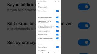 Android Telefonlarda WhatsApp Kilit Ekranı Bildirim Gizleme Nasıl yapılır [upl. by Si]