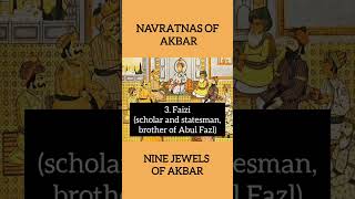 Navratnas of Akbar generalawareness history mughal akbar [upl. by Cyma]