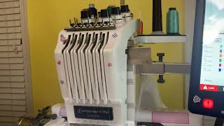 How to test the Tension on the Brother 1055X and PR670e and clean your bobbin case [upl. by Enida]