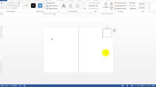 How to make a Post Card in Word Part 1 [upl. by Corrianne]