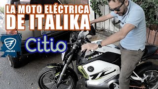 MOTO ELÉCTRICA DE ITALIKA CITIO [upl. by Munro]