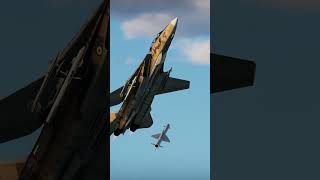 R24R in action track and destroy F14A in close air combat Color airforce aviation army military [upl. by Tiat610]