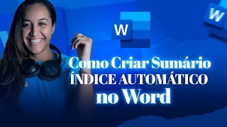 Como Criar Sumário  Índice Automático no Word Passo a Passo [upl. by Shu]