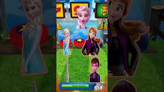 Team Frozen  Elsa 🆚 Anna 🆚 Olaf 🆚 Queen Iduna coffindance Tiles HOP Part202 shorts frozen [upl. by Karame]