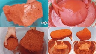 ASMR Edits Beautiful Yummy😍 Mouth watering🤩 Red dirt 😋 by redqueenasmr8105 uniqueasmr4002 [upl. by Neeruam667]