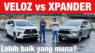 TOYOTA VELOZ vs MITSUBISHI XPANDER  Ft Fitra Eri [upl. by Kenti53]