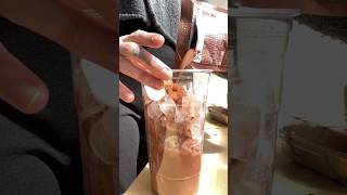 Chocolate amp milk combo Icecup drink 😨😨 drink bubbletealover asmr icecup conveniencestore [upl. by Mok302]