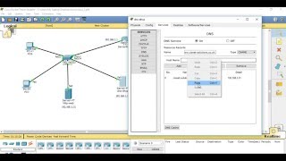 DNS Server in Packet Tracer Plus Addressing Hierarchy [upl. by Bevvy]