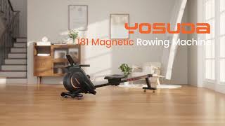 YOSUDA H181 Magnetic Rower with 350 LBS Weight Capacity [upl. by Yardna]