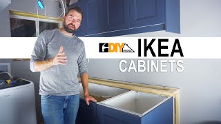 IKEA Cabinets Assembly and Installation  Start to Finish [upl. by Ymmaj]