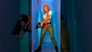 Leeloo Dallas Multipass 💳 Fifth Element cosplay [upl. by Aikyt933]