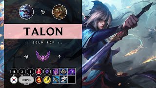 Talon Top vs Renekton  KR Master Patch 149 [upl. by Hayden]