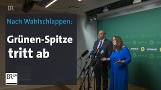 Nach Wahlschlappen GrünenSpitze tritt ab  BR24 [upl. by Tra]