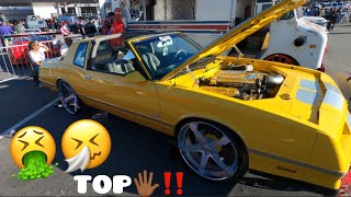 🔥Supercharged Monte Carlo SS TTop LS Swap Twin Turbo Pontiac LeMans 1969 Camaro Blackout Sema 2024 [upl. by Eibbed]