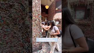 Tourists Cant Stop Sticking Gum Here 🤯 youtubeshorts [upl. by Ahsieki913]