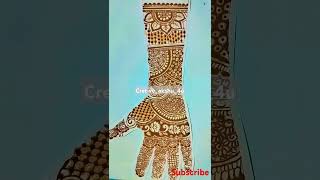 Latest Bridal mehndi designs new [upl. by Annaiuq]