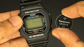 Classic GShock DW5600E  Battery Replacement [upl. by Horan449]