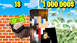 MINECRAFT ale OD BIEDNEGO DO MILIONERA 💲 [upl. by Ajnot]