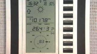 Technoline FunkWetterstation WS 2300 Wettercenter [upl. by Lenox963]