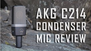 AKG C214 Condenser Microphone Review  Test [upl. by Elamef]