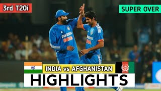 India vs Afghanistan 3rd T20 2024 Highlights  IND vs AFG 2024  IND vs AFG 3rd T20 Highlights 2024 [upl. by Ahsiemat]