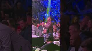 Conor McGregor ringside watching Eddie Alvarez vs Chad Mendes BKFC41 [upl. by Laemaj]