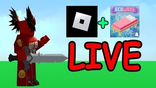 🔴LIVE ROBLOX BEDWARS CUSTOMS 💻🔴 [upl. by Harriet]