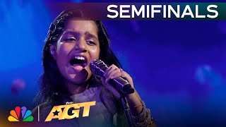 Pranysqa Mishra Adds An AMAZING Spin To quotHigh Hopesquot By Panic At The Disco  Semifinals  AGT 2024 [upl. by Giaimo]