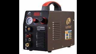 Lotos LTP5000D Plasma Cutter Pilot Arc Unboxing amp Setup [upl. by Hegarty]