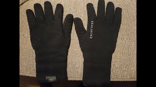 Sealskinz Ultra Grip Waterproof Gloves Review November 2017 [upl. by Morrissey522]