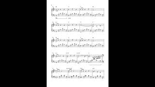 Lon Lon Ranch Eponas Song  Piano sheet music [upl. by Eugirne]