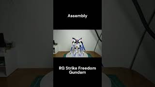 RG Strike Freedom Gundam Assembly gundam bandaigundam gundamcommunity gundambuilder [upl. by Tirrej971]