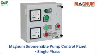 Magnum Submersible Pump Control Panel  Single Phase [upl. by Aivatnwahs]