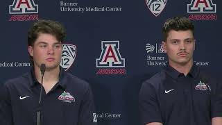 Arizona Baseball Preseason Press Conference  M White G Caulfield A Susac C Candiotti [upl. by Parsons]