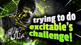 Trying to do Excitable s challenge [upl. by Tasiana]