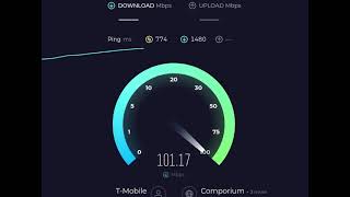 TMobile Home Internet speed test [upl. by Drews]