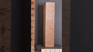 D3741 5A Block Curly Maple Lumber [upl. by Virgie177]