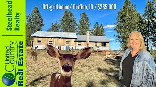 IDAHO OFF GRID CABIN ON 10 ACRES 1510 Summitview Dr Orofino ID 1101510429 [upl. by Maximilian]