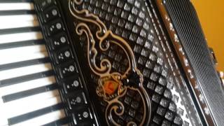 Scandalli Super VI LX LMMMH Accordion 120 bass Akkordion Fisarmonica  Case 1 [upl. by Cahan]