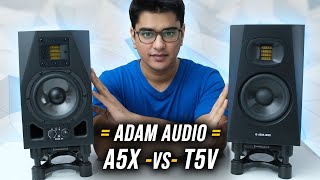 Adam Audio A5X Detailed Review amp Comparison with T5V [upl. by Flann733]