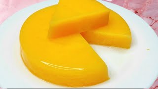 Unique Orange pudding recipe 💗 A special dish Easy amp quick recipe [upl. by Aihselef]