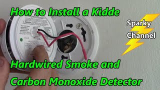 Kidde Hardwired Smoke and Carbon Monoxide Detector with Battery Backup and Voice Alarm Installation [upl. by Haisej]