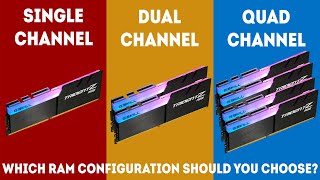 Single Channel vs Dual Channel vs Quad Channel Memory 2020 Simple Guide [upl. by Feigin166]