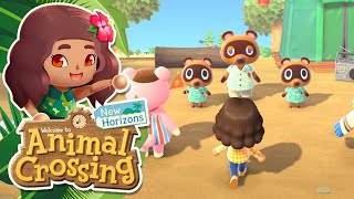 Catching Our Flight to NEW HORIZONS 🌺 Animal Crossing New Horizons • 1 [upl. by Merlina]