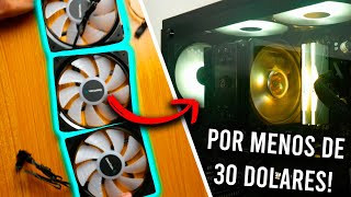 👉Como Instalar VENTILADORES RGB a Mi PC GAMER✅ HUB De Ventiladores  Ventiladores CalidadPrecio [upl. by Amluz]