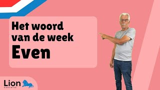 Het woord van de week even [upl. by Rurik]