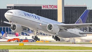 25 MINUTES of NON STOP BIG PLANE TAKEOFFS and LANDINGS at ORD  Chicago OHare Plane Spotting [upl. by Sall]